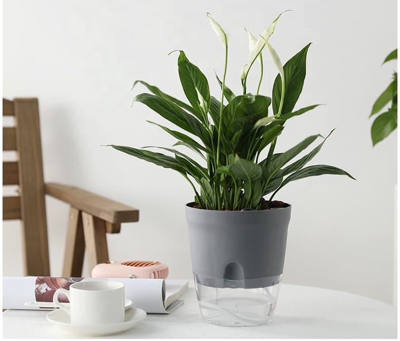 Grey Self-Watering Pot product image 2